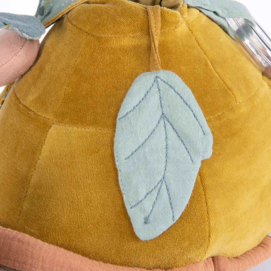 MR - Collection 3 Petits Lapins - Grande Peluche d'Activités Tortue