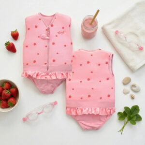 Swimming - Maillot de Bain Flottant Fraises 15/17 kg